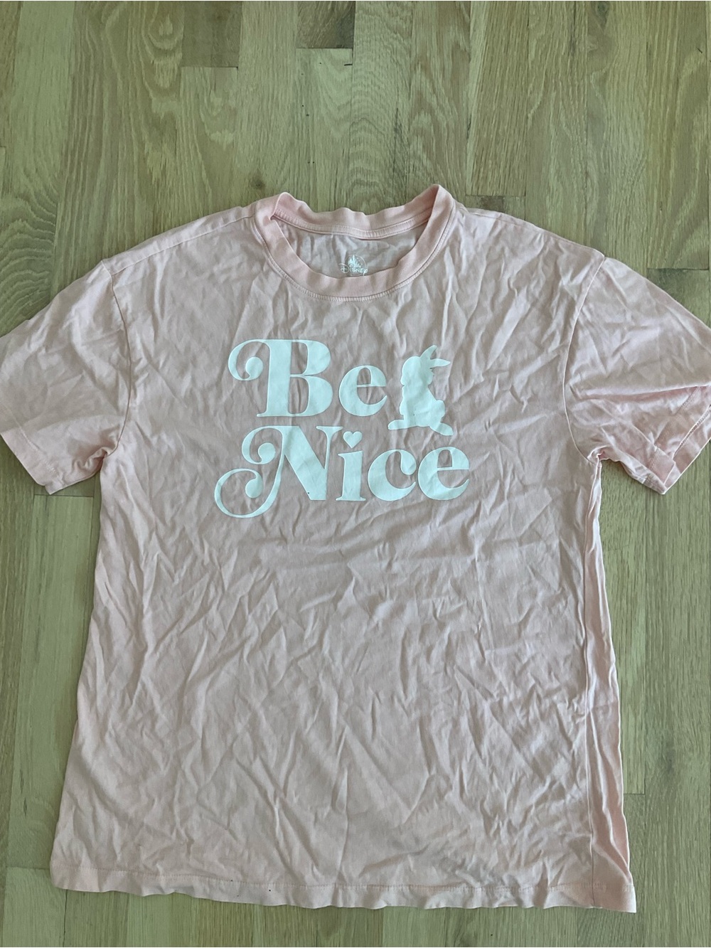 Disney Pink "Be Nice" Graphic Tee